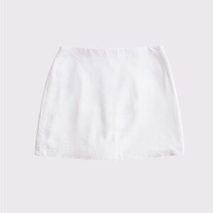 Abercrombie & Fitch White linen Skirt